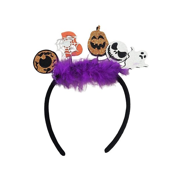 Tiara Halloween - Mix 5 Personagens - 1 unidade - Partiu Festa - Rizzo