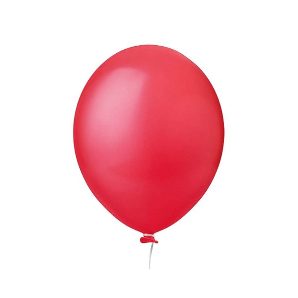 Balão de Festa Liso - Vermelho - Happy Day - Rizzo