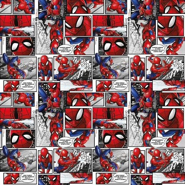 Folha para Ovos de Páscoa Spider Man 69x89cm - 5 unidades - Cromus - Rizzo