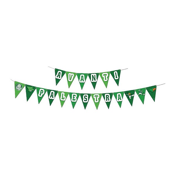 Faixa Decorativa Triangular Palmeiras - 1 unidade - FestColor - Rizzo