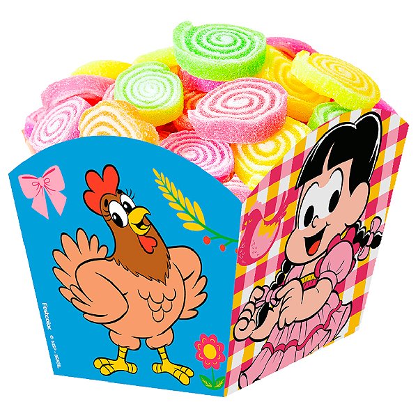 Cachepot - Chico Bento - 8 unidades - FestColor - Rizzo