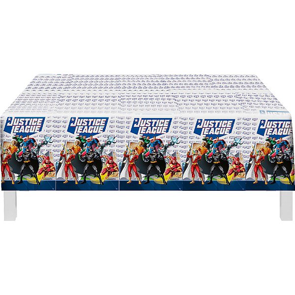 Toalha de Mesa - Liga da Justiça - 1 unidade - Festcolor - Rizzo