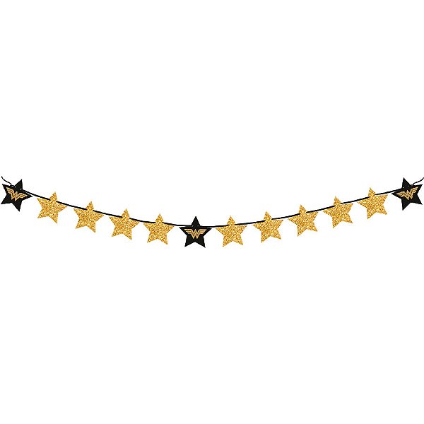 Faixa Decorativa - Mulher Maravilha Luxo - 1 unidade - Festcolor - Rizzo
