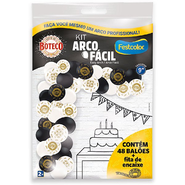 Kit Arco Fácil - Boteco - 1 unidade - Festcolor - Rizzo