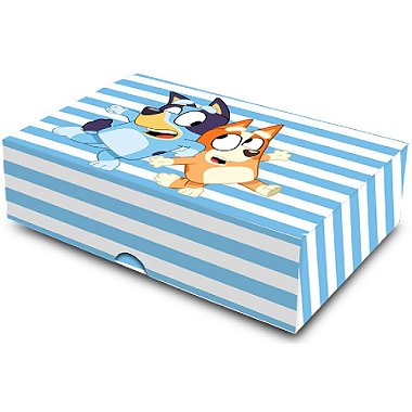Caixa 6 Doces Retangular - Bluey - 1 unidade - Festcolor - Rizzo