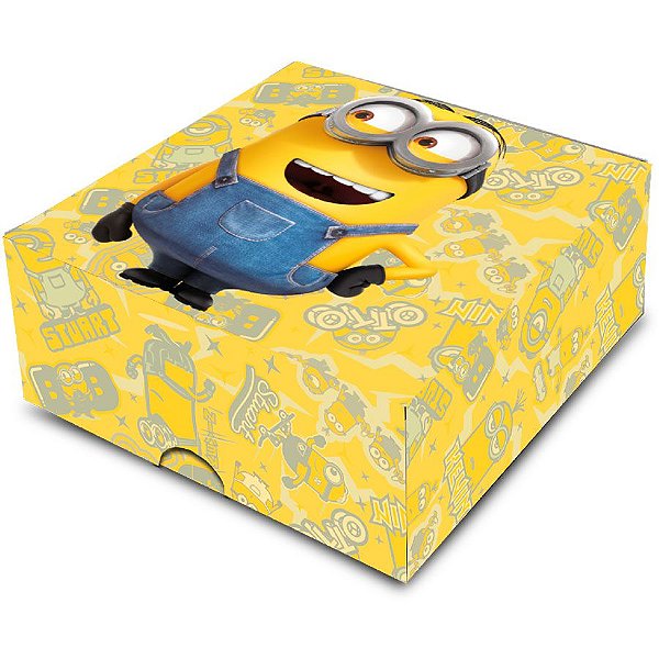 Caixa 4 Doces Quadrada - Minions 2 - 1 unidade - Festcolor - Rizzo