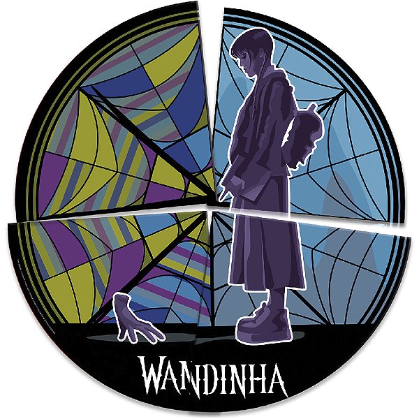 Painel Decorativo Especial - Wandinha - 1 unidade - FestColor - Rizzo