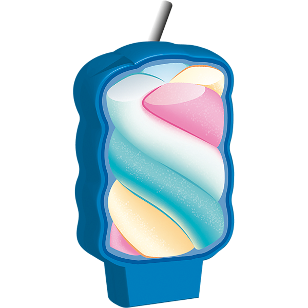 Vela Plana Festa Fini - 01 unidade - Festcolor - Rizzo Festas