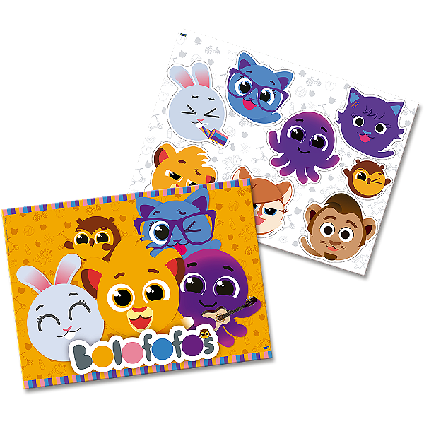 Kit Decorativo Festa Bolofofos - 01 unidade - Festcolor - Rizzo Festas
