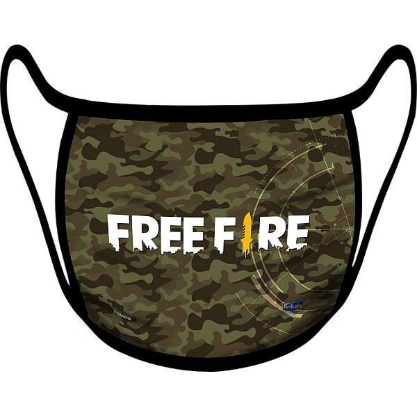 Máscara de Proteção Festa Free Fire - 01 Unidade - Festcolor - Rizzo Festas