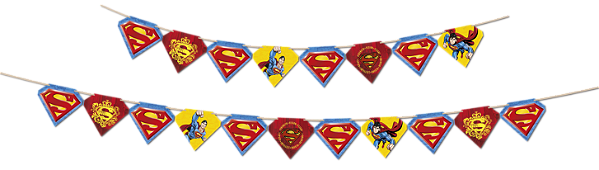 Faixa Decorativa Festa Superman - Festcolor -  Festas