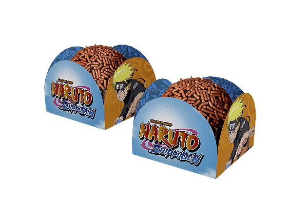 Porta Forminha para Doces Festa Naruto - 40 unidades - Festcolor