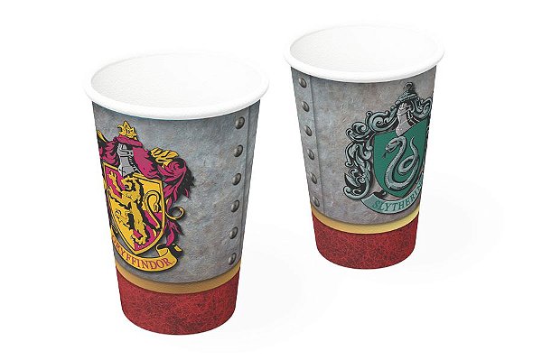 Copo de Papel 200ml Festa Harry Potter  - 8 unidades - Festcolor -  Festas