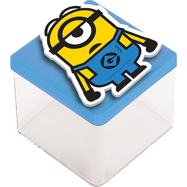 Aplique 3D Festa Minions - 12 unidades - Festcolor - Rizzo Embalagens e Festas