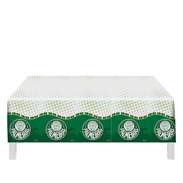 Toalha De Mesa Festa Palmeiras - 01 unidade - Festcolor