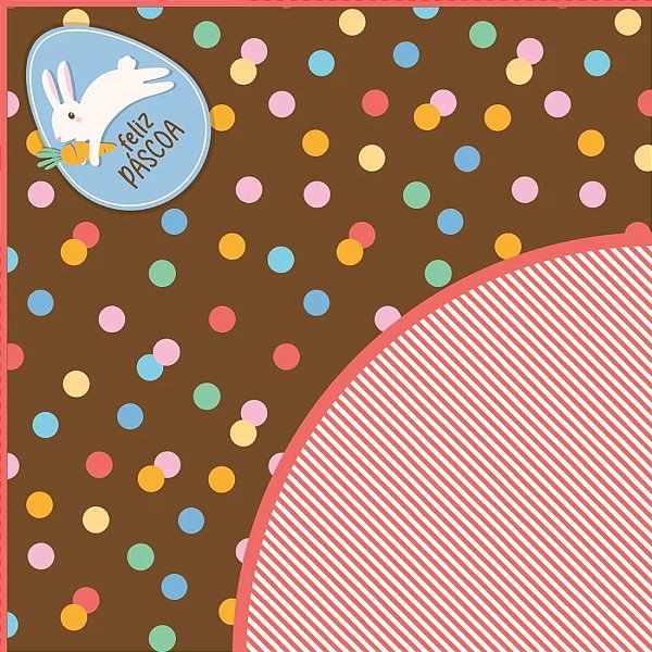 Saco Express 24x24cm para Ovos de 100g a 150g - Jump Coral - 25 unidades - Cromus - Rizzo