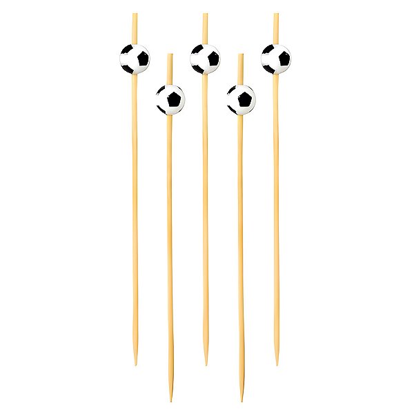 Palito de Bambu - Bola de Futebol  - 20 unidades - Rizzo