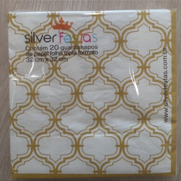Guardanapo estampado folha dupla - 20 unidades - Ref.GE33108 - 33x33 cm - Rizzo