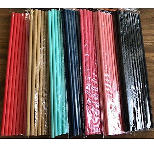 Canudo Biodegradável Liso - 20 un