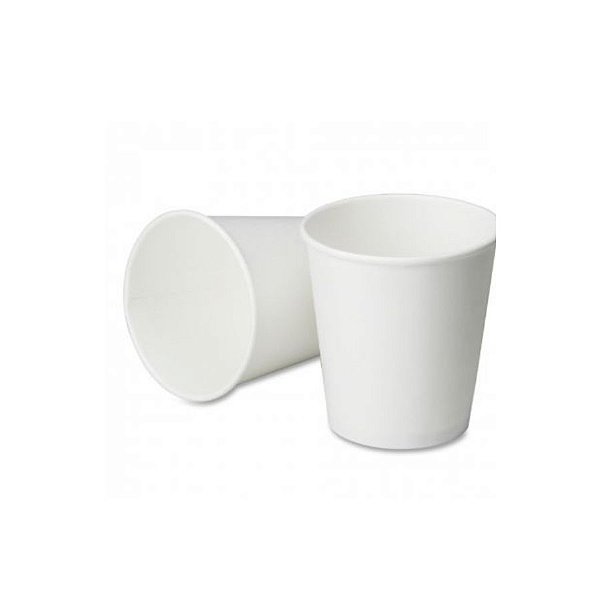 Copo de papel Branco Biodegradável - 40 unidades - 210 ml - Rizzo