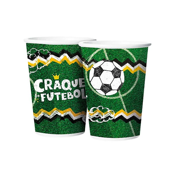 Copo de Papel - Festa Futebol - 180ml  - 8 unidades - Regina - Rizzo
