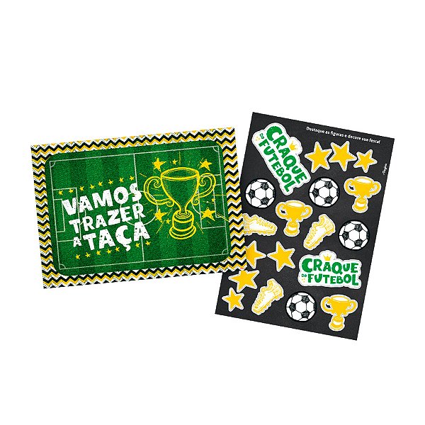 Kit Decorativo - Tema Futebol - 1 unidade -  Regina - Rizzo