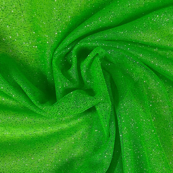Tule Metalico - Verde Limão - 48cm x 10m - 1 unidade - Regina - Rizzo