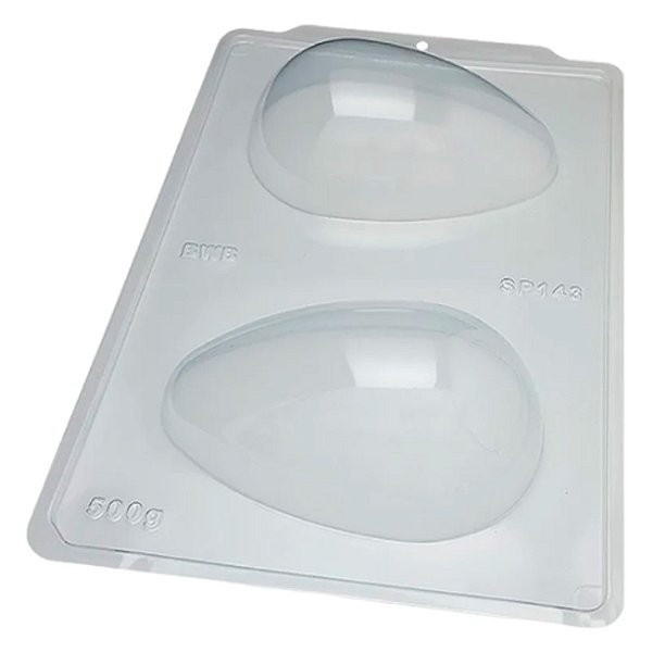 Forma de Acetato Ovo Liso 500g Semiprofissional Simples SP143 - 1 unidade - BWB - Rizzo