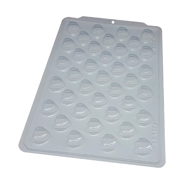 Forma de Acetato Coração Ponteado - 3554 - 1 unidade - BWB - Rizzo
