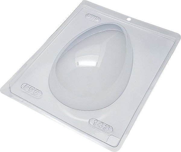 Forma de Acetato Ovo 500g Liso 143 BWB Rizzo Confeitaria