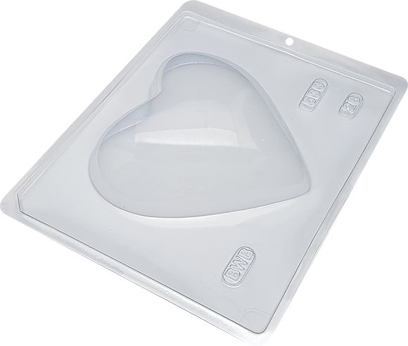 Forma de Acetato Coração Liso 500g Ref. 28 BWB