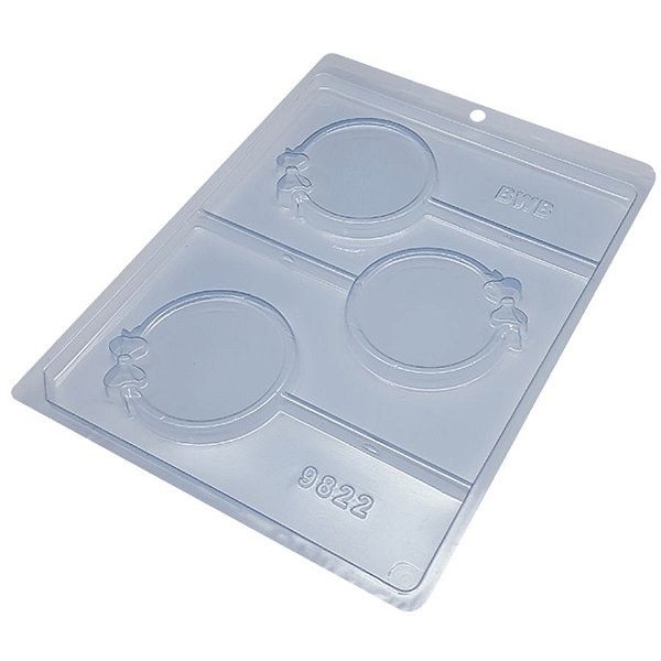 Forma de Acetato Pirulito Espelho Redondo 9822 BWB