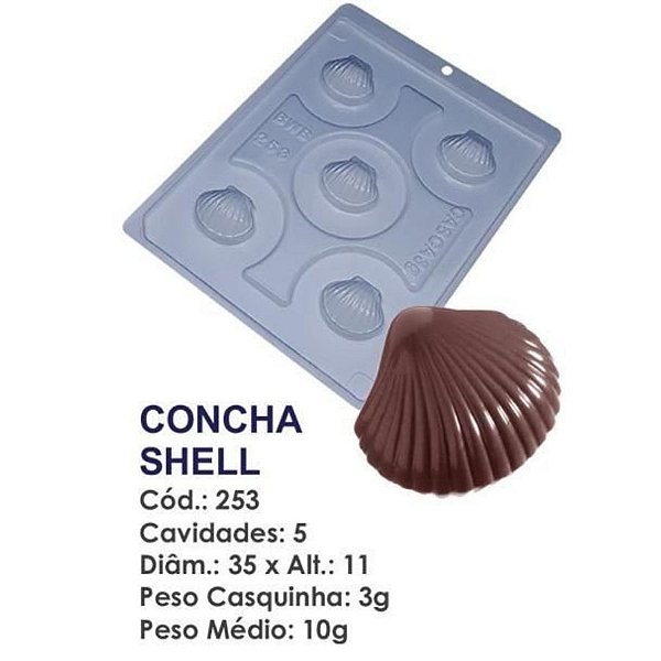 Forma Especial Concha Shell Cód. 253 BWB
