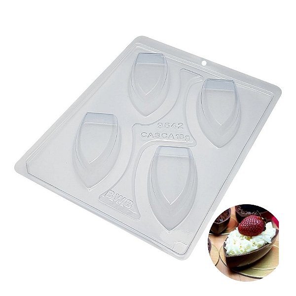 Forma de Acetato Especial - Barca De Chocolate P - Ref. 9542 - BWB