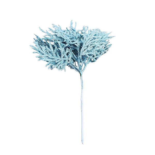 Pick Decorativo Com Glitter - Azul Claro - 34cm - 1 unidade - Cromus - Rizzo