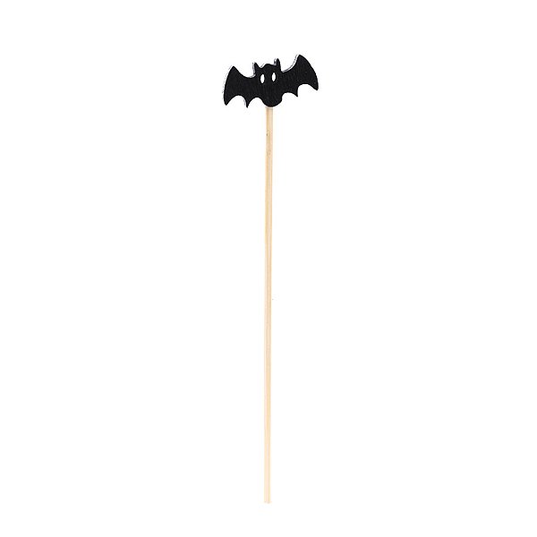 Pick Decorativo de Halloween - Morcego - 12cm - 12 unidades - Cromus - Rizzo