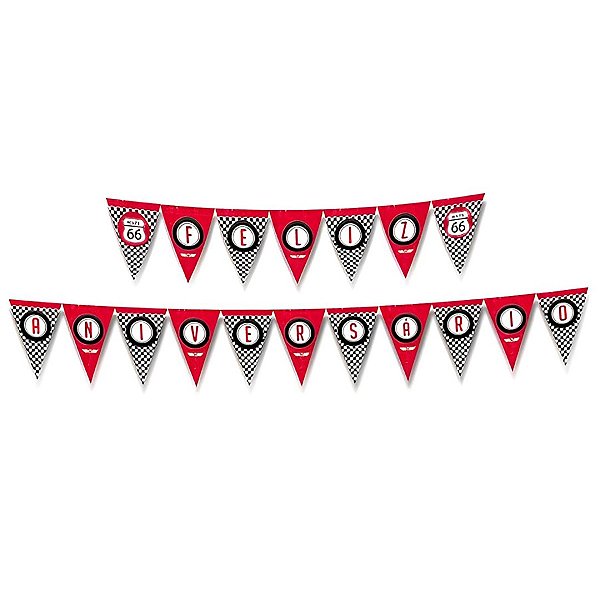 Faixa Feliz Aniversário - Garage - 1 unidade - Cromus - Rizzo