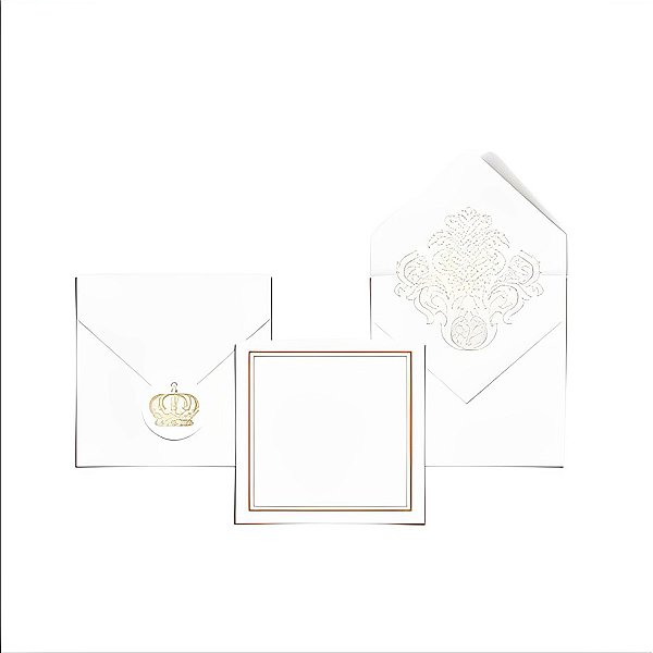 Carta de Agradecimento - Casamento Clássico - 24 unidades - Cromus - Rizzo