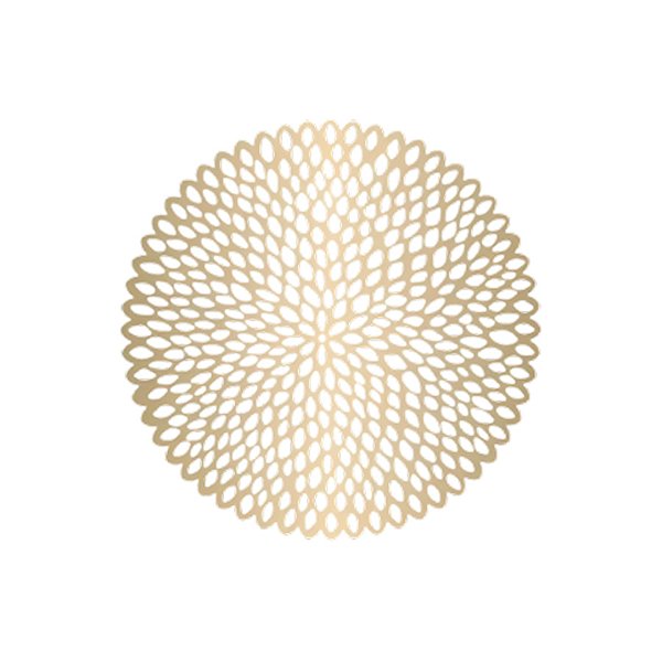 Sousplat para Mesa de Convidados - Casamento Escarlate - 32cm - 6 unidades - Cromus - Rizzo