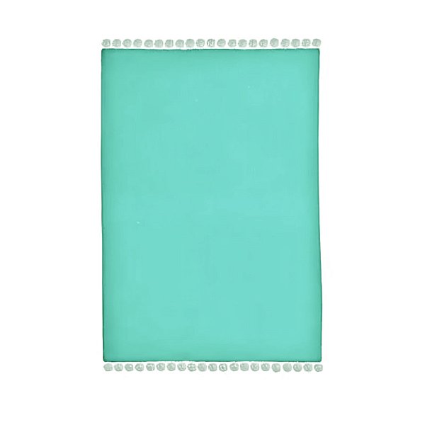 Jogo Americano Verde Água - 35x50cm - 1 unidade - Cromus - Rizzo