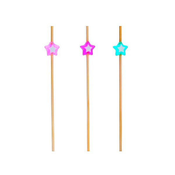 Pick Decorativo - Miçanga Estrela Festa dos Sonhos  - 24 unidades - Cromus - Rizzo