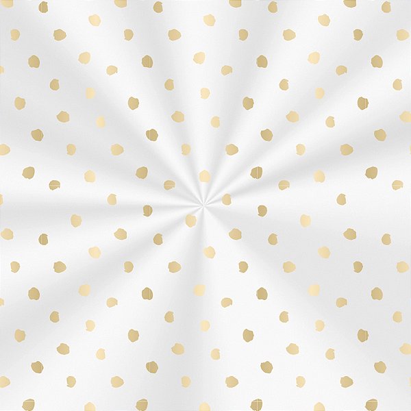 Saco Adesivado Decorado com Aba - Dots Ouro - 100 unidades - Cromus - Rizzo