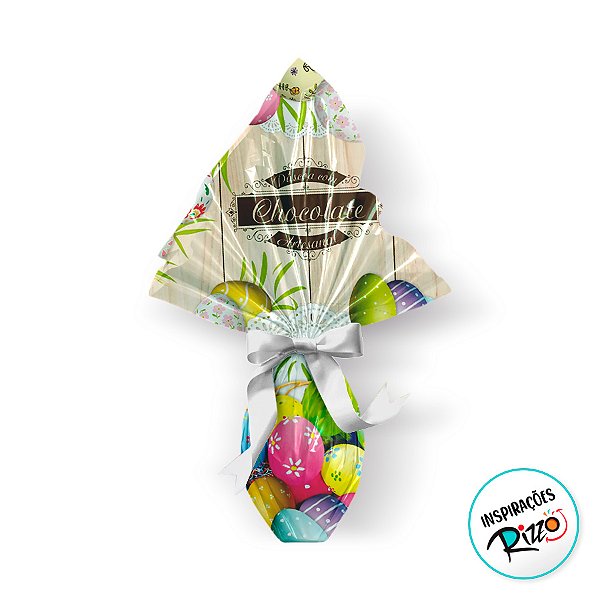 Saco Express 35x35cm para Ovos de 250g a 350g - Chocoarte - 5 unidades - Cromus - Rizzo