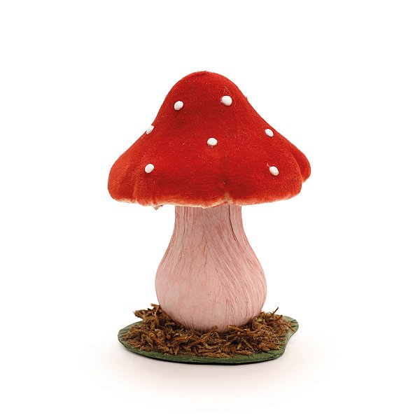 Cogumelo Decorativo - 14cm - 1 unidade - Cromus - Rizzo