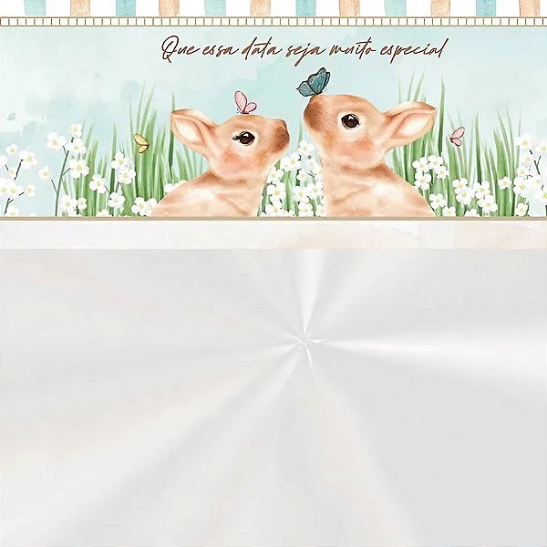 Saco Transparente Decorado - 60x90cm - Charles - 5 unidades - Cromus - Rizzo