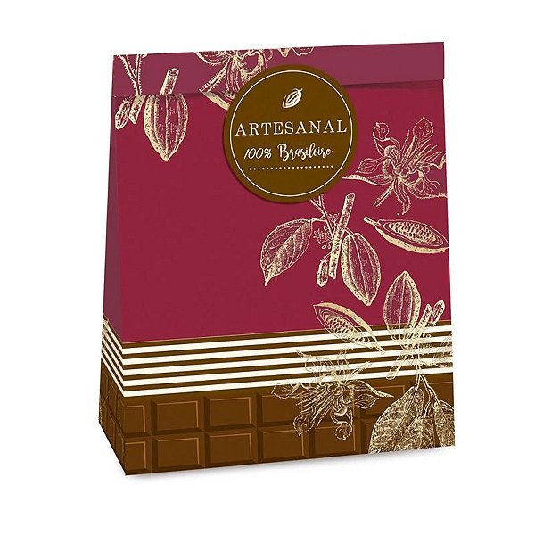 Sacolete de Papel 14x10x5,5cm - Sabor - 10 unidades - Cromus - Rizzo