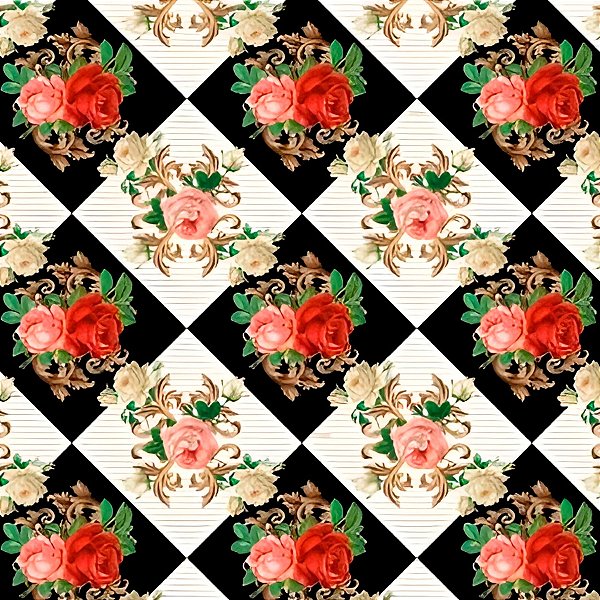 Saco para Presente Decorado - Gloria -  Cromus - Rizzo