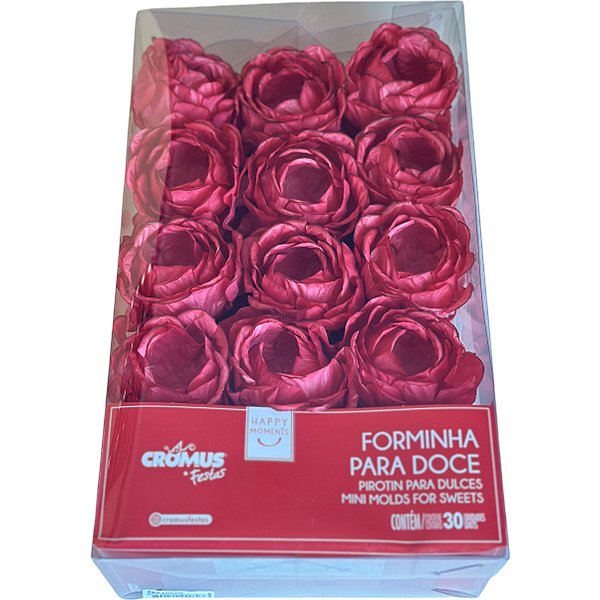 Forminha para Doces Finos - PinkCore - 30 unidades - Cromus - Rizzo