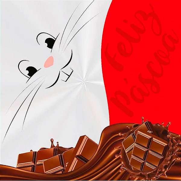 Saco Express 49x49cm para Ovos de 750g a 1kg - Coelhada - 25 unidades - Cromus - Rizzo