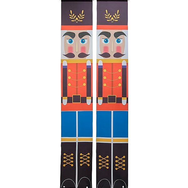 Banner de Natal - Soldado de Chumbo - 180x30cm - 1 unidade - Cromus - Rizzo